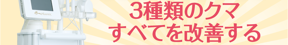 ３種類のクマすべてを改善する