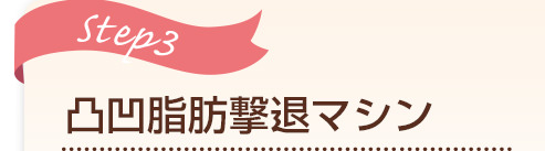 凸凹脂肪撃退マシン